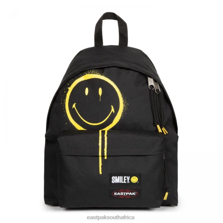 Padded Pak'r Smiley Graffiti Black Eastpak 4N2443Backpacks