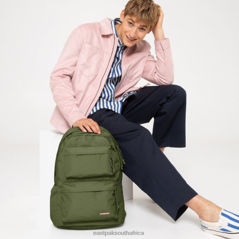 Padded Double Dark Grass Eastpak 4N24484Backpacks